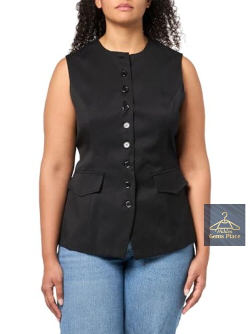 Plus Longline Fitted Tailored Waistcoat